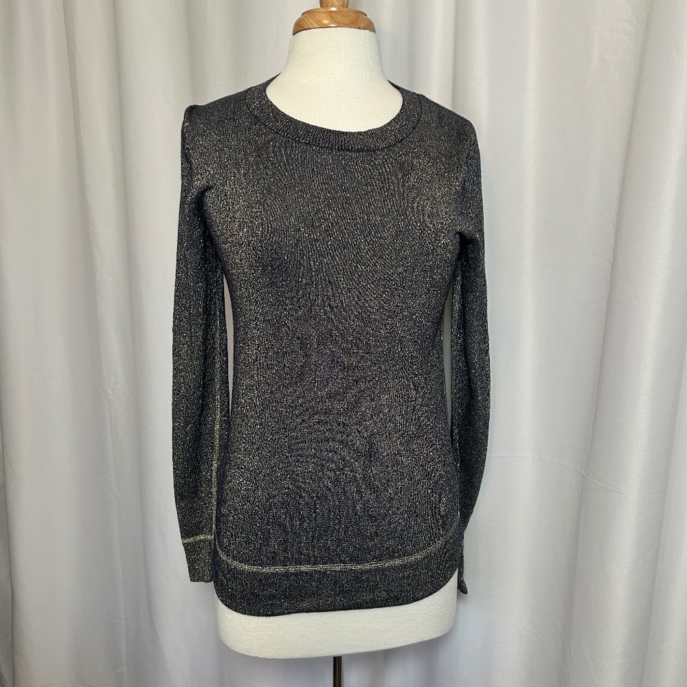 JOE FRESH METALLIC CREWNECK SWEATER - SIZE MEDIUM